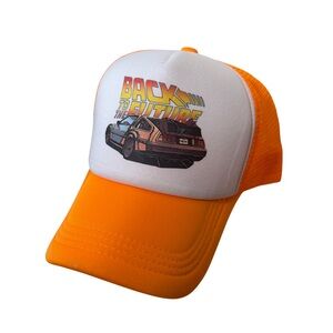 Back to the Future Unisex Hat in Orange